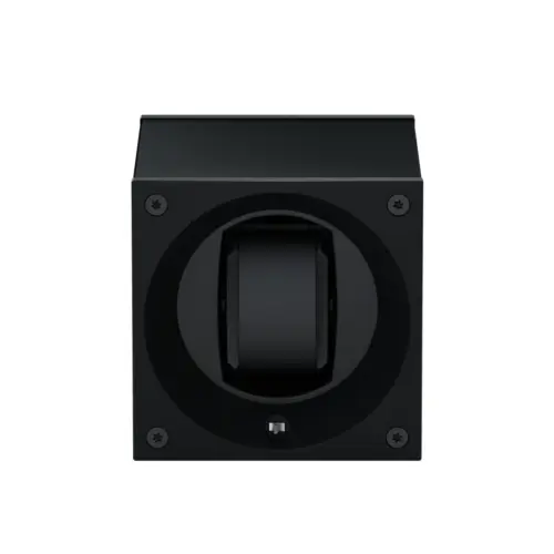 Swiss Kubik Masterbox – Aluminum Black, Single Watch Winder
