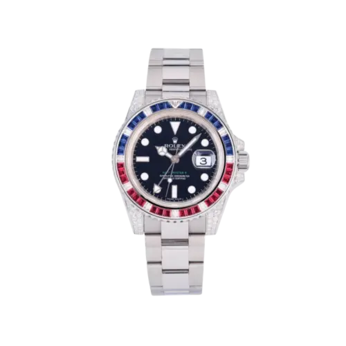Rolex GMT-Master II 116759SARU White Gold Black Dial