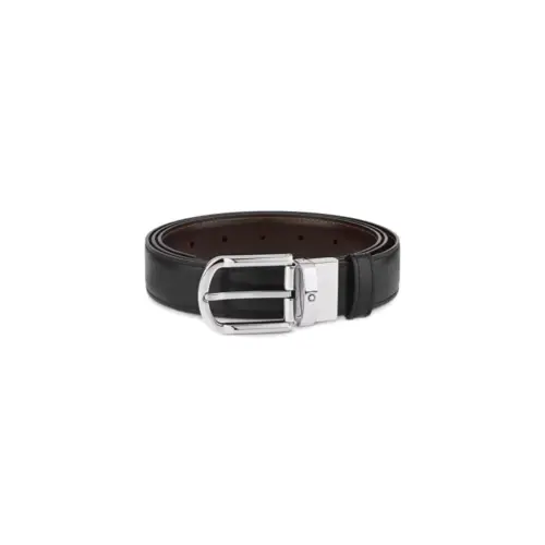 Montblanc Horseshoe Buckle Reversible Leather Belt 30mm – Black/Brown
