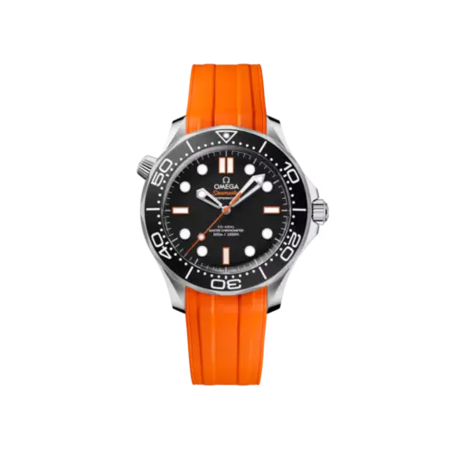 Seamaster Diver 300M 42 mm, steel on rubber strap Ref. 210.32.42.20.01.006