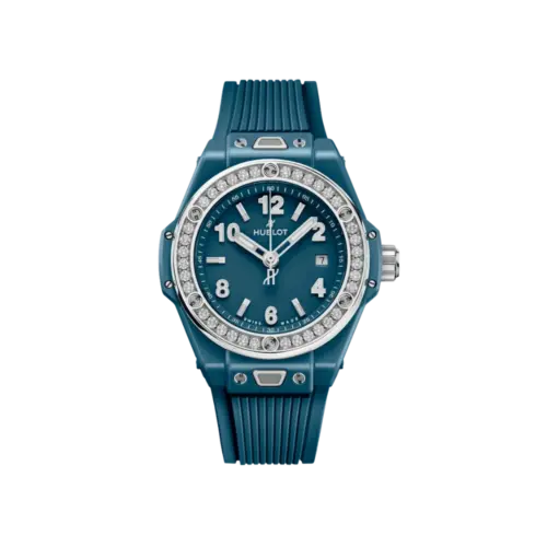 Big Bang One Click Petrol Blue Ceramic Synthetic Stones Ref. 485.ES.5171.RX.1204